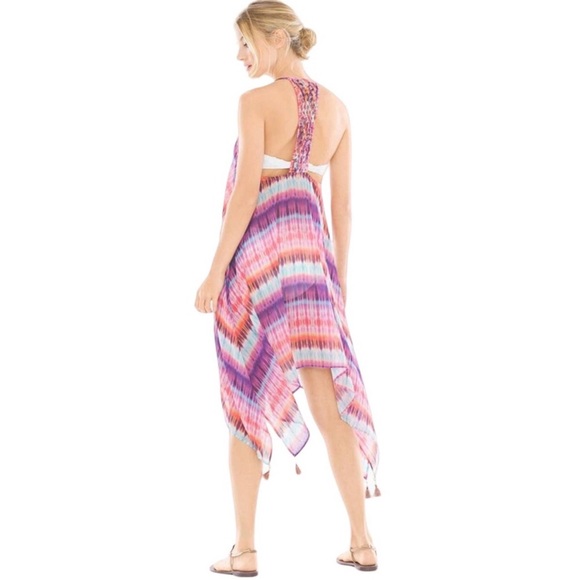 Multicolor Swim Cover Up Dress - Picture 2 of 7